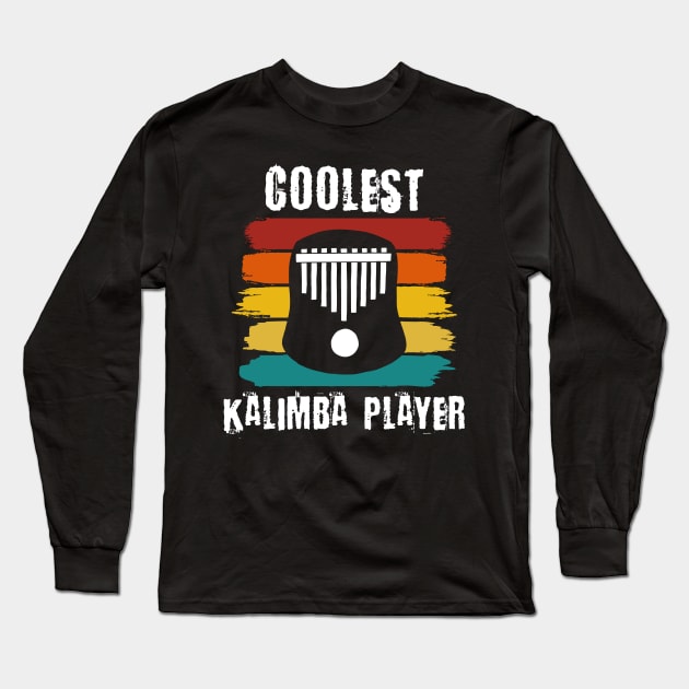 Coolest Kalimba Player Long Sleeve T-Shirt by coloringiship